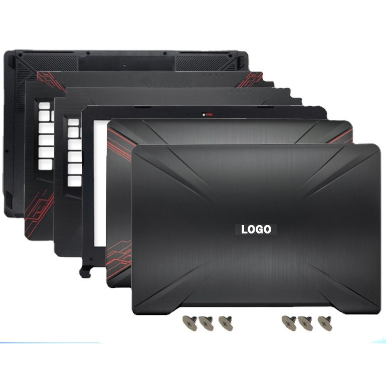 เปลี่ยนใหม่สําหรับ ASUS FX504 FX504G FX504GD FX80 FX80G FX80GD แล็ปท็อปปกหลัง LCD/ด้านหน้า/Palmrest/