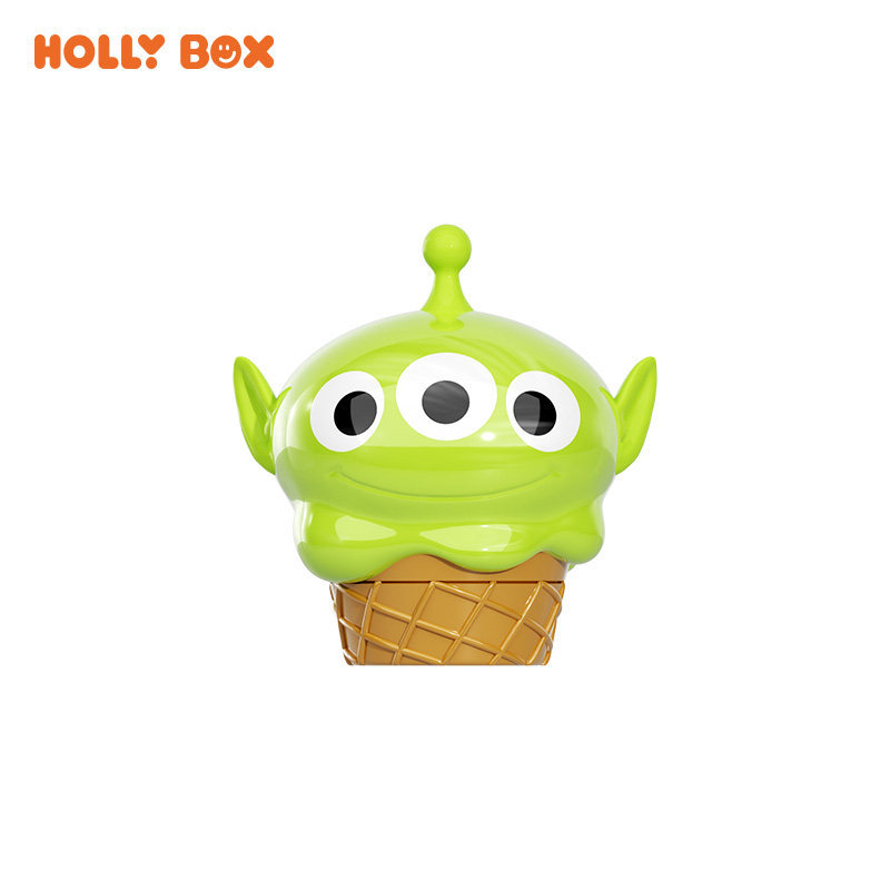 HOLLYBOX Toy Story 5 Snack Series สติ๊กเกอร์ติดตู้เย็นเครื่องประดับสตรอเบอร์รี่หมีสามตาเม็ดน่ารัก