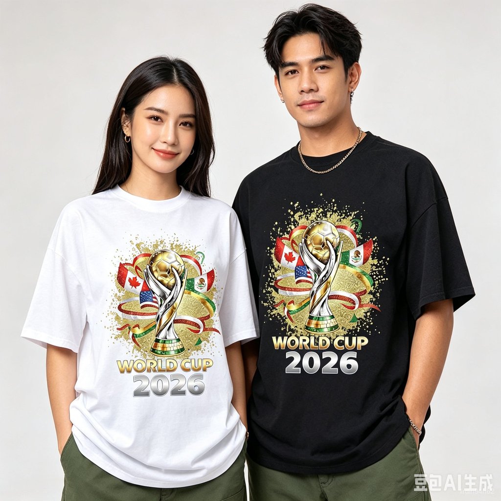 COD ไม่จำกัดเพศ Football Games ถ้วยรางวัล 2D ฤดูร้อน ผ้านุ่ม ใส่ประจำวัน เสื้อกีฬาฟุตบอล เรียบง่ายแล