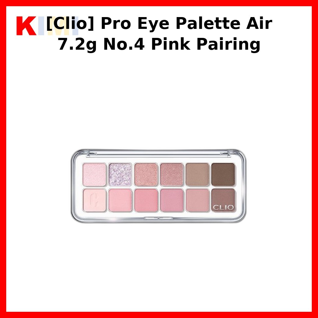 [Clio] Pro Eye Palette Air 7.2g No.4 PinkPearing / Korean Eyeshadow Palette / Pink Shades / ของแท้ 1