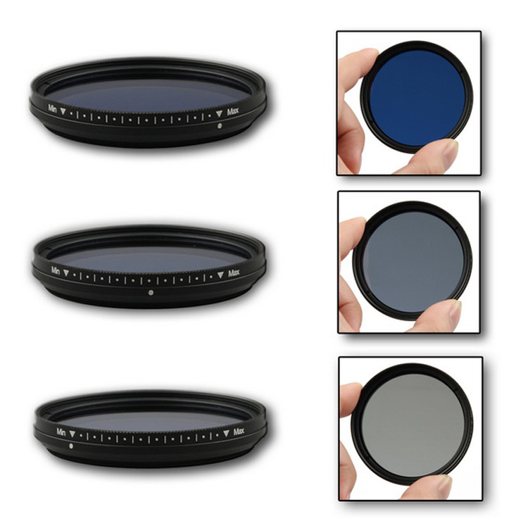 FOTGA ND2-400 nd Filter Blue 67 77mm Medium Grey Density Filter ND64 เลนส์ Micro SLR nd เลนส์