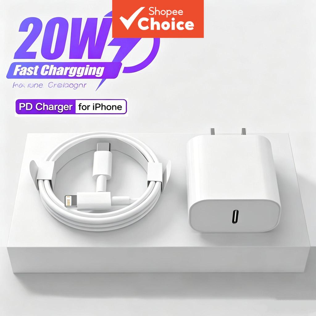 ที่ชาร์จเร็ว 20W PD พร้อมหัวแปลงพอร์ต Type-C เป็น L รองรับการชาร์จและโอนข้อมูลสําหรับโทรศัพท์ 8-14 Promax