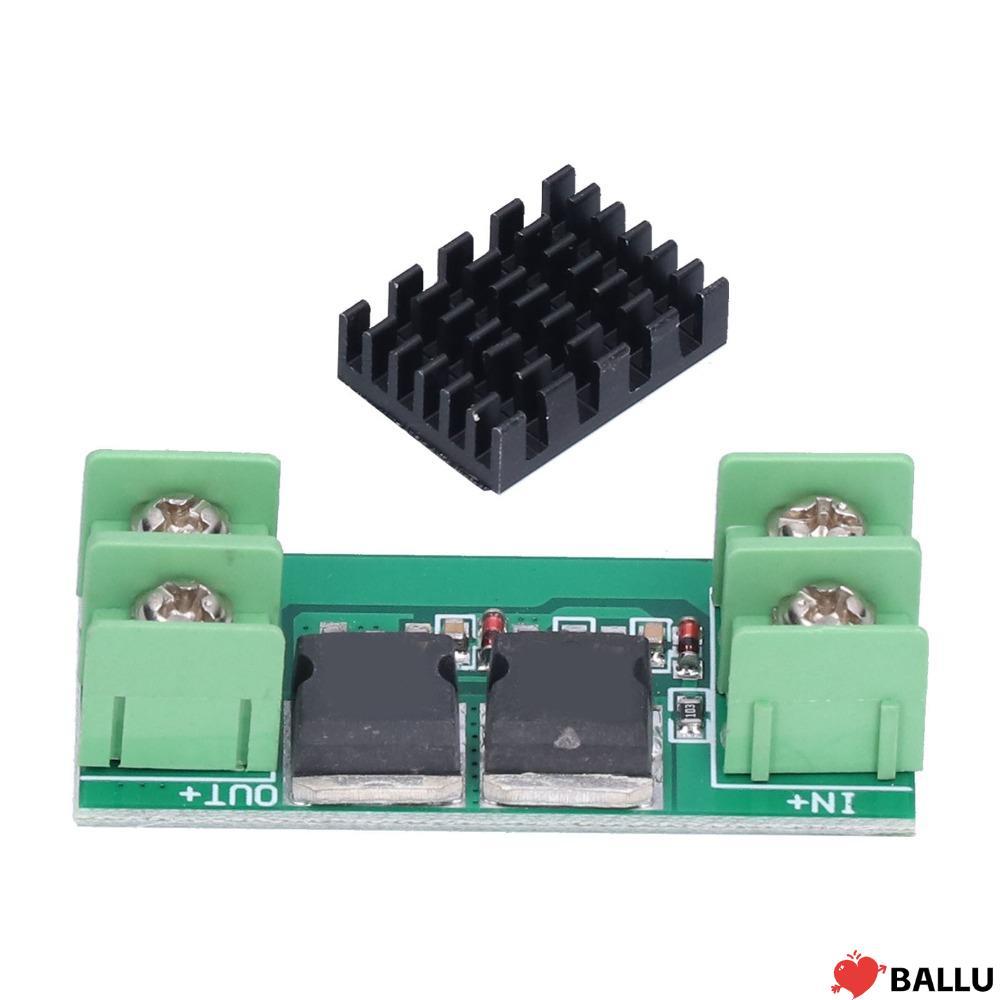 BALLU แผงป้องกันย้อนกลับชลประทาน Ideal Diode, DC 5-60V Anti-backflow Ideal Diode โมดูล, พร้อมฮีทซิงค