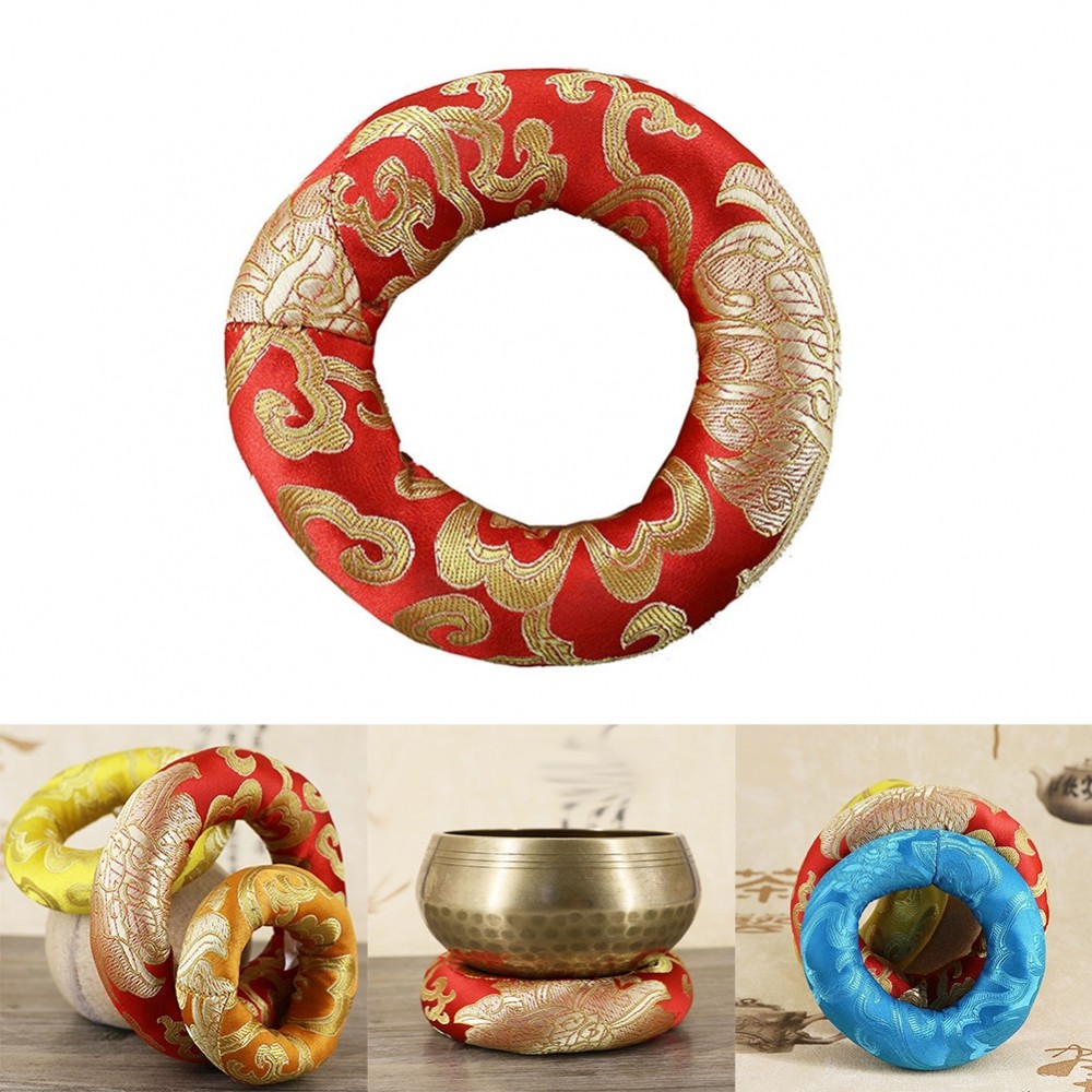 [BUTO]Eulogy Bowl Bowl Cushion Cotton Nepalese Hand-embroidered Musical Instruments