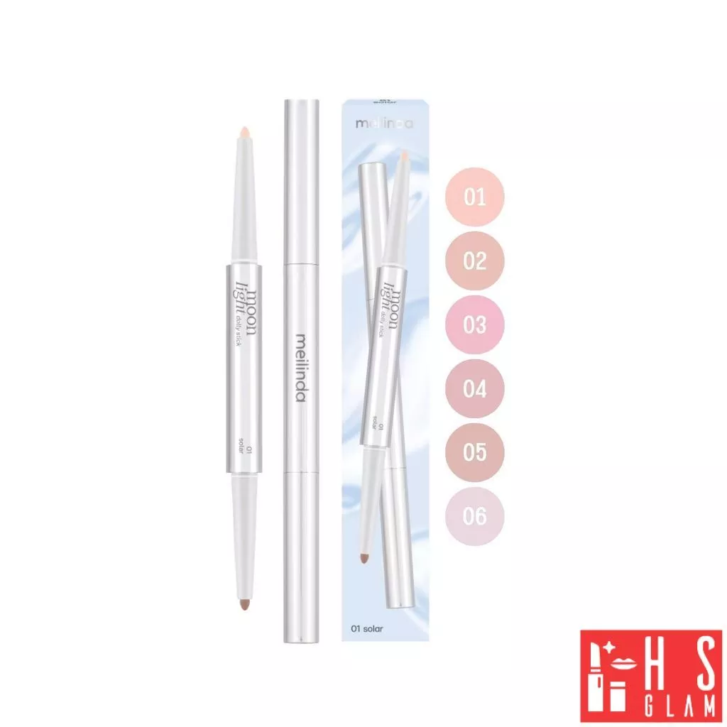 MEILINDA Moonlight Dolly Stick เมลินดา ดินสอดอลลี่อาย 2in1 ไฮไลท์ อายแชโดว์ ใช้ง่าย ขนาด 0.5 กรัม