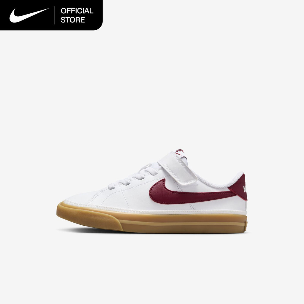 Nike Younger Kids' Court Legacy Shoes - White [DA5381-132]