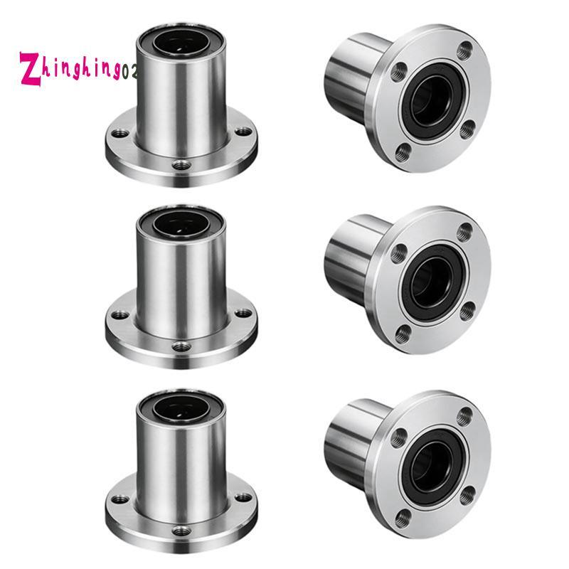 LMF Series สําหรับ Rod Shaft ข้อต่อรอบหน้าแปลน LMF8UU/LMF10/LMF12/LMF16 6/8/10/12 มม./16 มม./20 มม.L