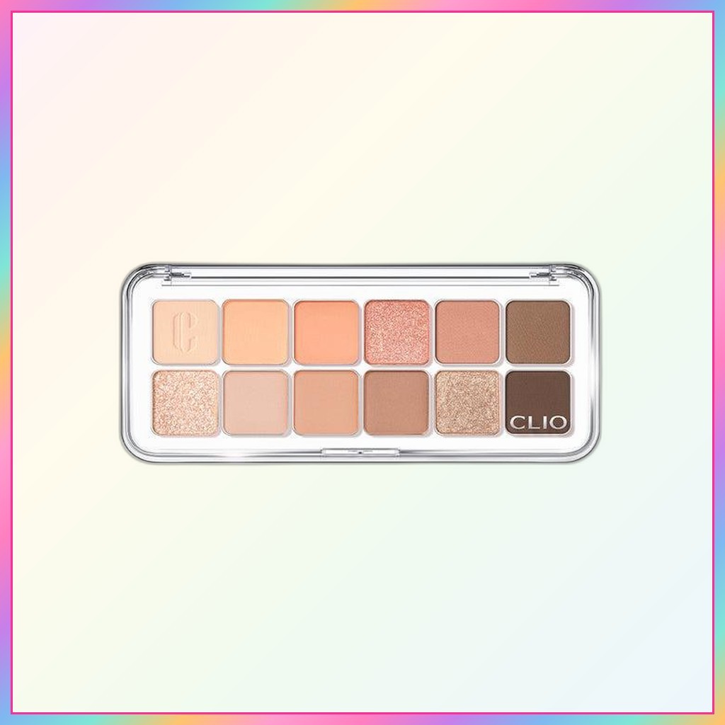 [Clio] Pro Eye Palette Air 7.2g No.1 Coral Studio / พาเลทอายแชโดว์เกาหลี / Coral Shades / ของแท้ 100