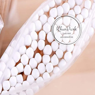 🚀พร้อมส่ง Cotton Buds คอตตอนบัด สำลีปั่นหู ด้ามไม้ อย่างดีไม่รุ่ยง่าย 1แพ็คมี100ชิ้น😊🦋🎉 kp99