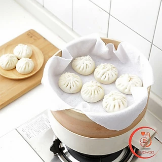 สำหรับนึ่งอาหาร สามารถซักแล้วนำกลับมาใช้ใหม่ได้ ผ้าขาวบาง(เล็ก) Steamer mat