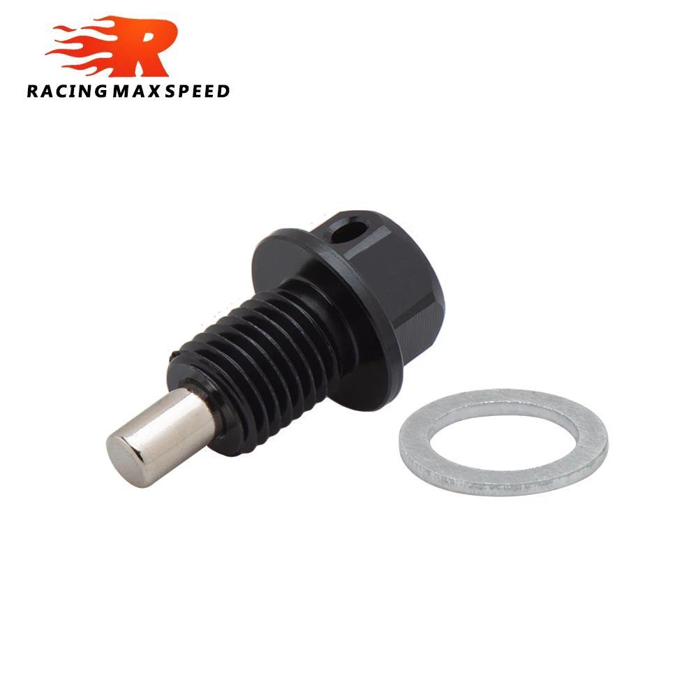 QP Racing M10 M12 M14X1.5/1.25, M18X1.5 Magnetic Dress Up Oil Drain Plug Magnetic Engine Oil Sump Nu
