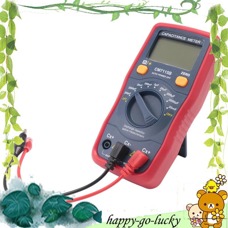 CM7115B เครื่องวัดความจุมัลติมิเตอร์แบบดิจิตอลเครื่องมือวัดจอแสดงผล LCD,CM-7115A อัพเกรด