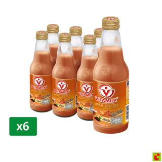 ไวตามิ้ลค์ ทูโก นมถั่วเหลือง รสรอยัล ไทย ที ชาไทยต้นตำรับ 300 มล. x 6 ชิ้น