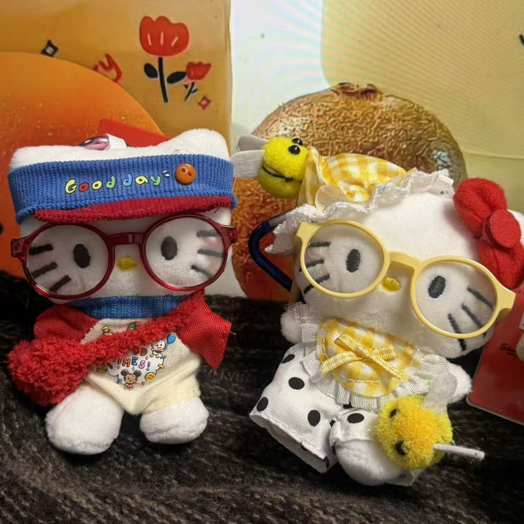 แว่นตาน่ารัก Mini kt Little Bee Little Book Gift Play#7. 15al.gui#娃挂件