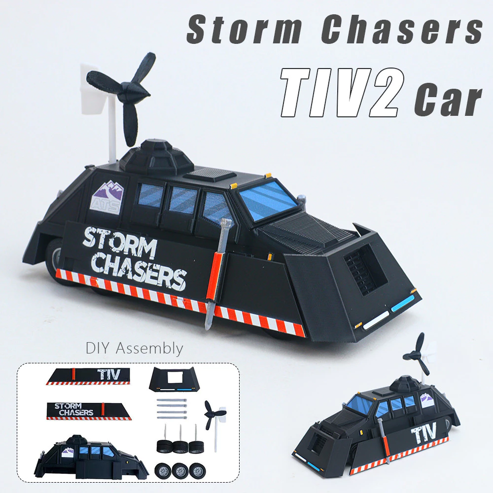 Delta Force TIV2 Storm Chasers รถการพิมพ์ 3D รุ่น Tornado Intercept ของเล่นยานพาหนะ