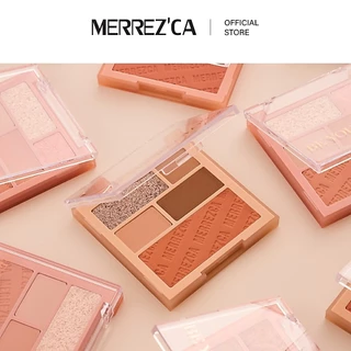 Merrezca Be Your Color Palette พาเลทตา 2in1 ทั้งอายแชโดว์และบลัชออนในตลับเดียว