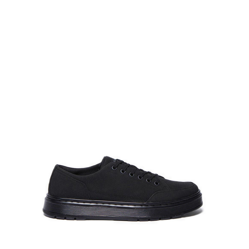Dr. Martens รุ่น Brookline รองเท้า 6 รู ผ้า Canvas - สีดำ