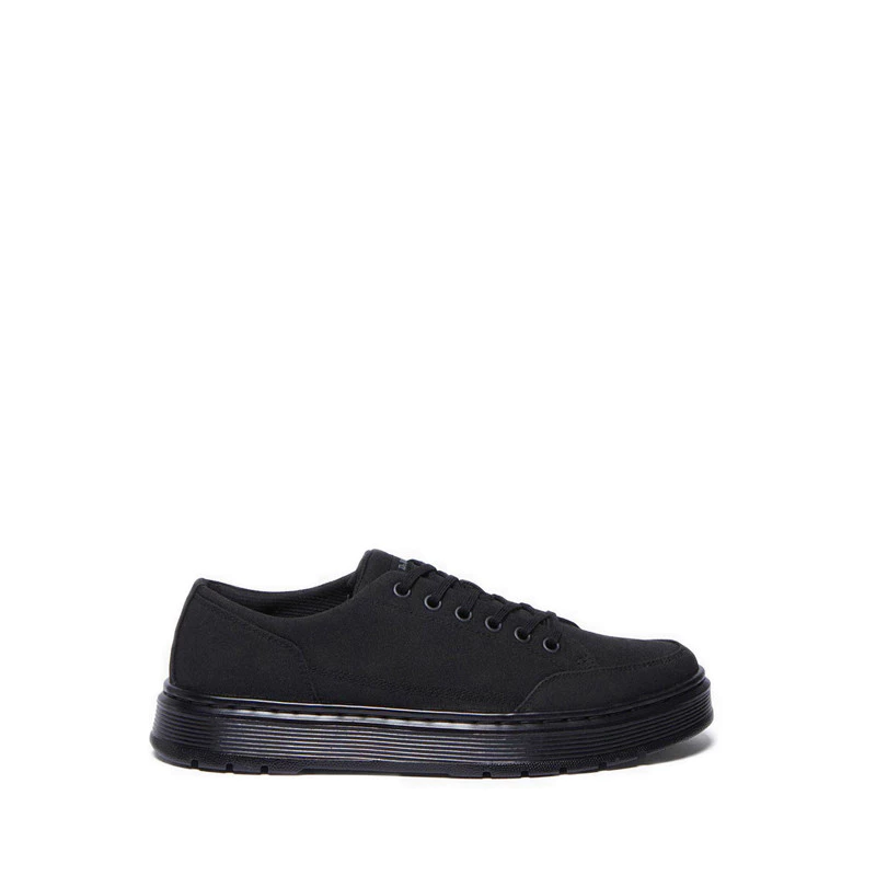 Dr. Martens รุ่น Brookline รองเท้า 6 รู ผ้า Canvas - สีดำ