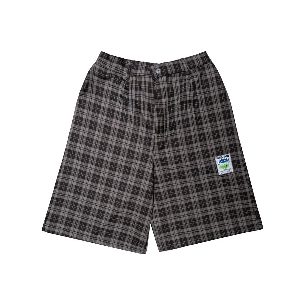 Thenational Jorts Pants Charcoal Yarnย้อม