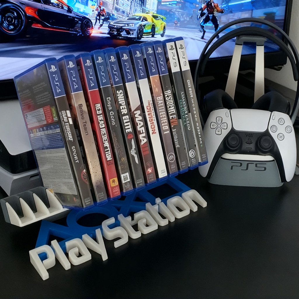 P PS5 Cassette Game Disc Storage Rack switch2 CD Storage Box Desktop Display Cabinet Multifunctional