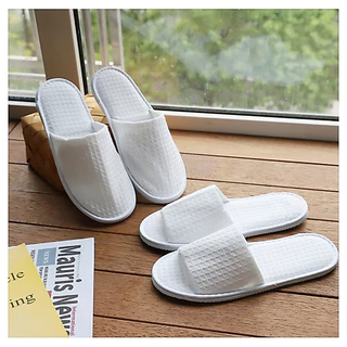รองเท้าใส่ในบ้าน (size:40-42) รองเท้าโรงแรม กำมะหยี สลิปเปอร์ พื้นยาง กันลื่น slipper
