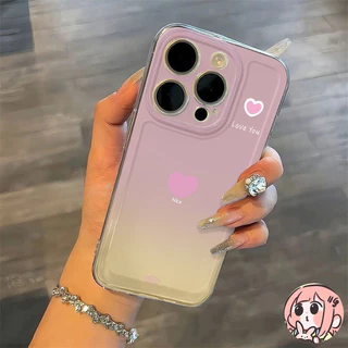 เคสไล่โทนชมพู ลายหัวใจ สไตล์หวานกันกระแทก OPPO Reno 16 15 12 14 13 F 11 F19 9 Pro 8T 11F 14F 15F 13F 10 9 5 12 5F A94