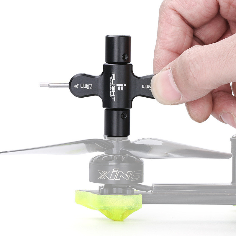 IFlight iFlight M3/M5 ประแจสี่เหลี่ยมพร้อมแบริ่ง Quick Release Socket Outfield Repair เครื่องมือรุ่น