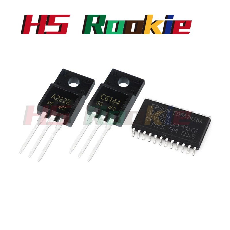 A2222 C6144 E09A7418A IC ทรานซิสเตอร์สําหรับ Epson L3110 L3210 L5190 L5290 L360 L120 L210 L220 SOP-2