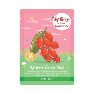 MYU-NIQUE Goji Berry Essence Mask 25g มิว-นิค มาสก์โกจิ เบอร์รี่.