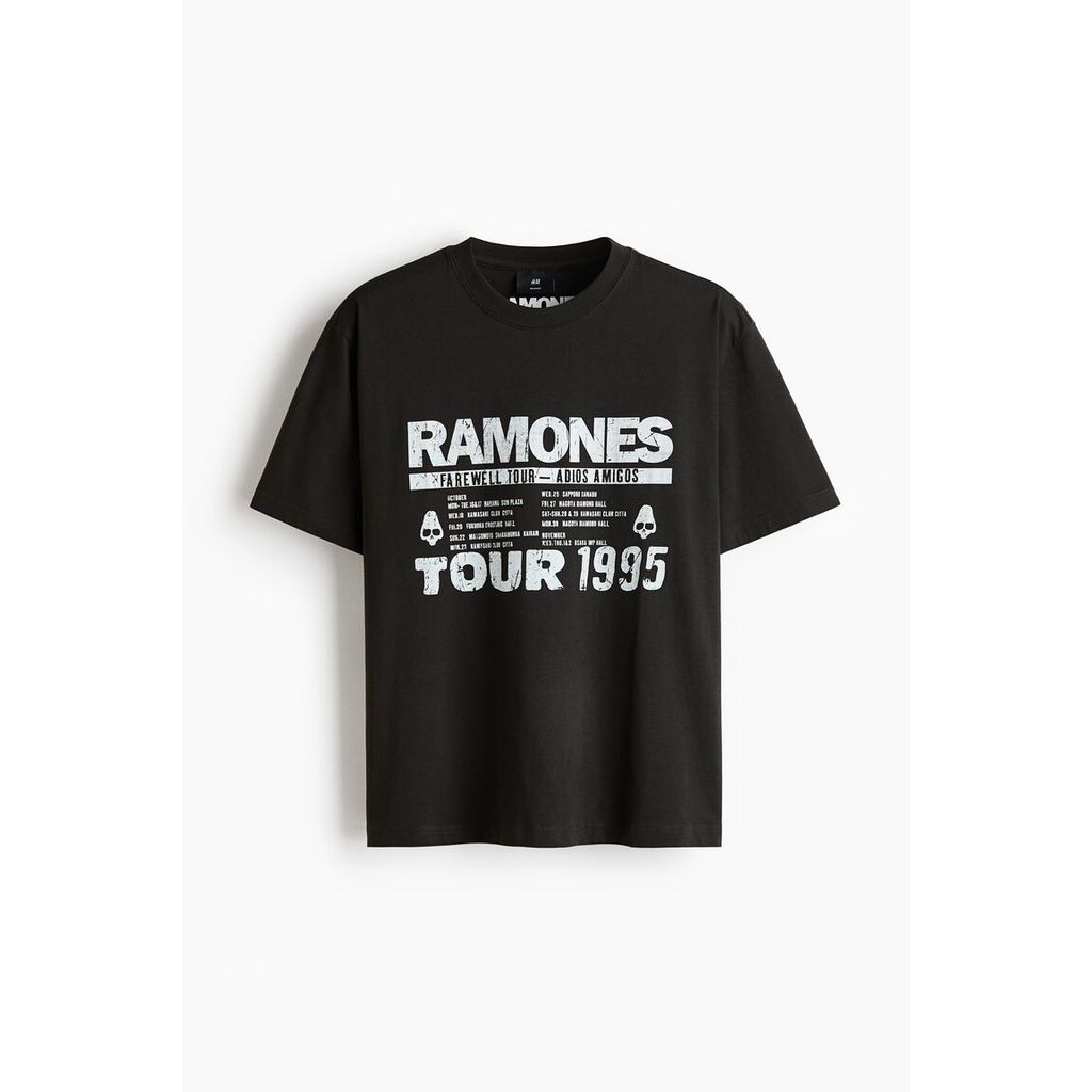 H&M(เอชแอนด์เอ็ม) เสื้อยืดทรงหลวม (Loose Fit T-shirt) ผู้ชาย 0972640_29