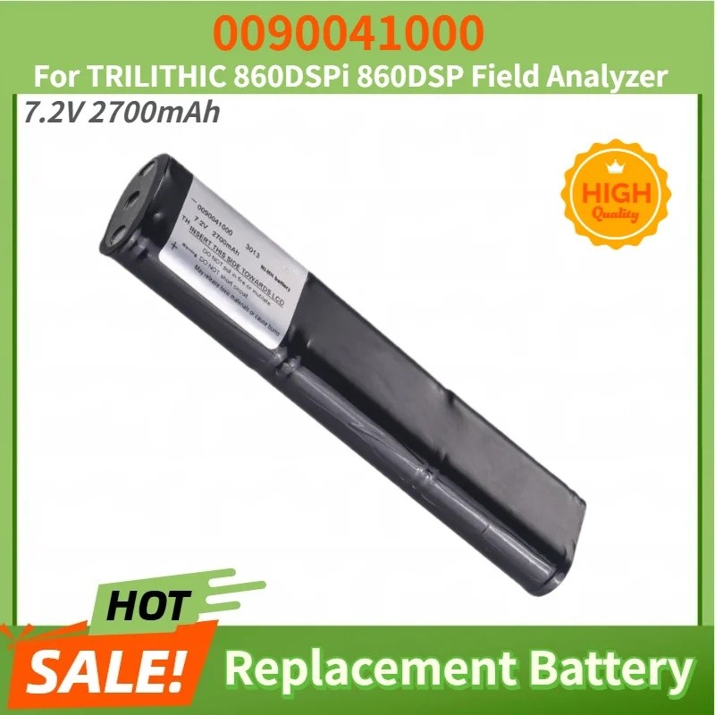ยี่ห้อใหม่คุณภาพสูง 7.2V 2700mAh 0090041000 แบตเตอรี่ทดแทนสําหรับเครื่องวิเคราะห์สนาม 860DSPi 860DSP