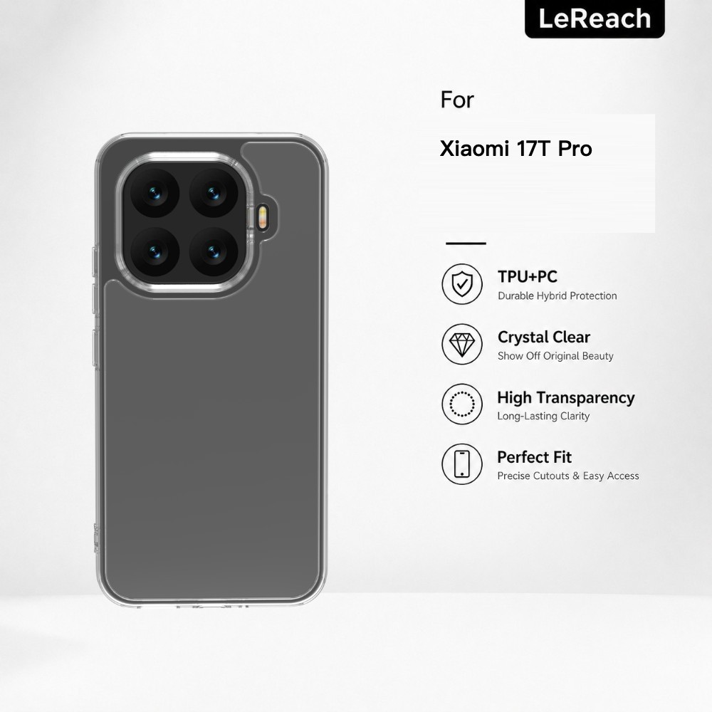 เคสแข็ง สำหรับ Xiaomi 17T Pro กันเหลือง ฝาหลังบางเฉียบ CA1000