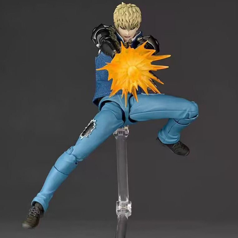 15 ซม.อะนิเมะ One Punch Man Yamaguchi รูป Amazing Yamaguchi Genos Joint Movable Action Figure Pvc รุ