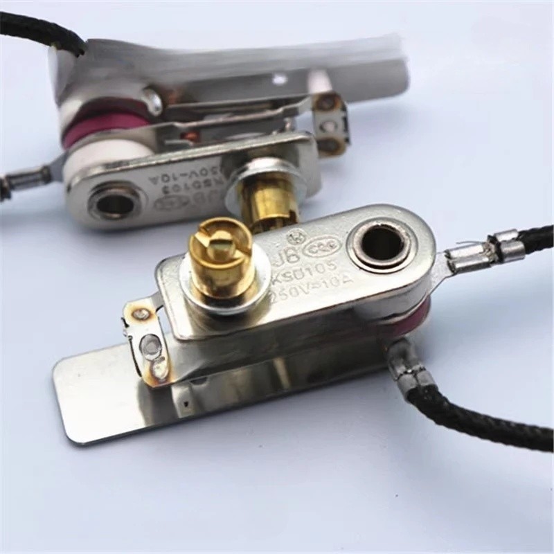 WE สวิตช์แรงดันพร้อมสายไฟสําหรับหม้อความดันไฟฟ้า KSD105 250V 15A KSD101 103 อุปกรณ์เสริมเทอร์โมสตัท
