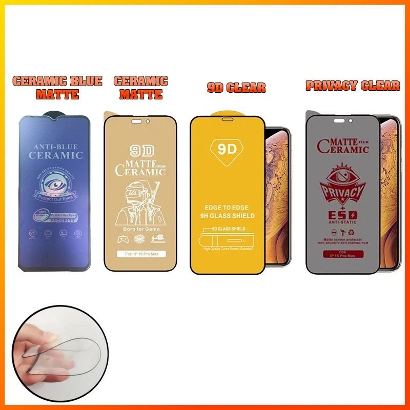 For IP 16 15ProMax 13 12 11 14 XR X Xs Max 8 7 Plus 11 Pro Max Full Tempered Glass Screen Protector Full HD Clear