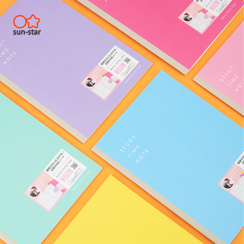 Japan Japan SAN-STAR Sun STAR Macaron Color Learning Research Drawing Plan Handbook Notebook Notepad