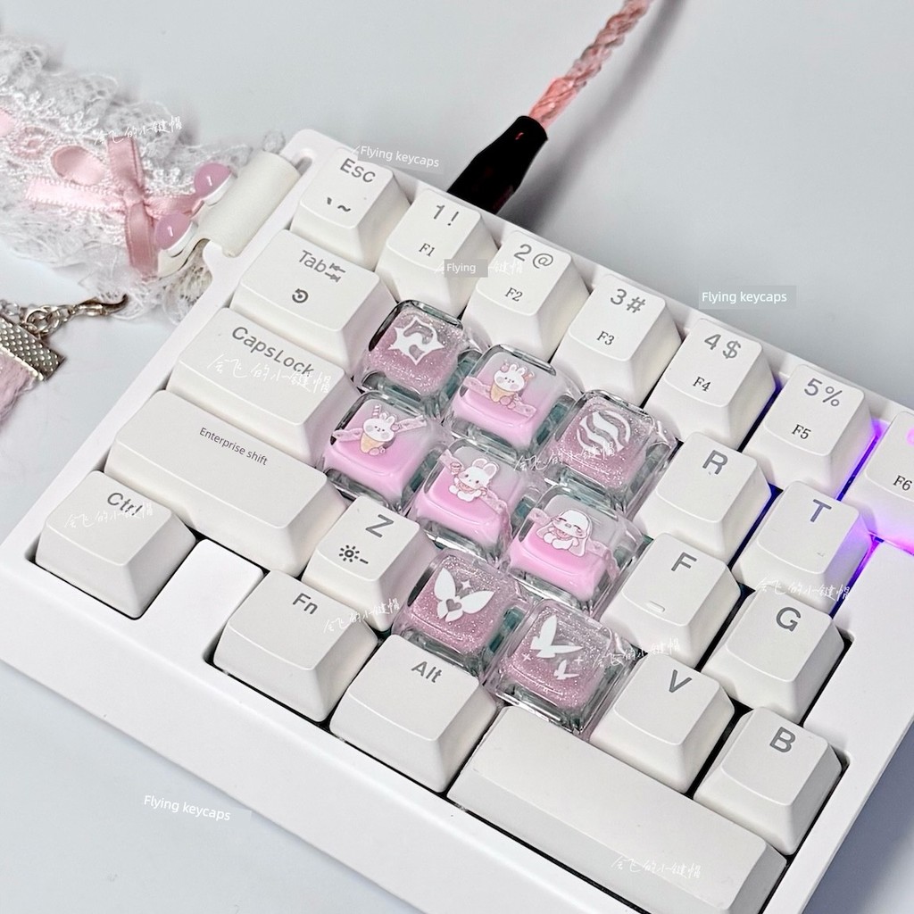 keycap anime keycap keycap ไทย Sanrio Translucent Keycap น่ารักที่ไม่ซ้ํากัน Keycap xda Original isd