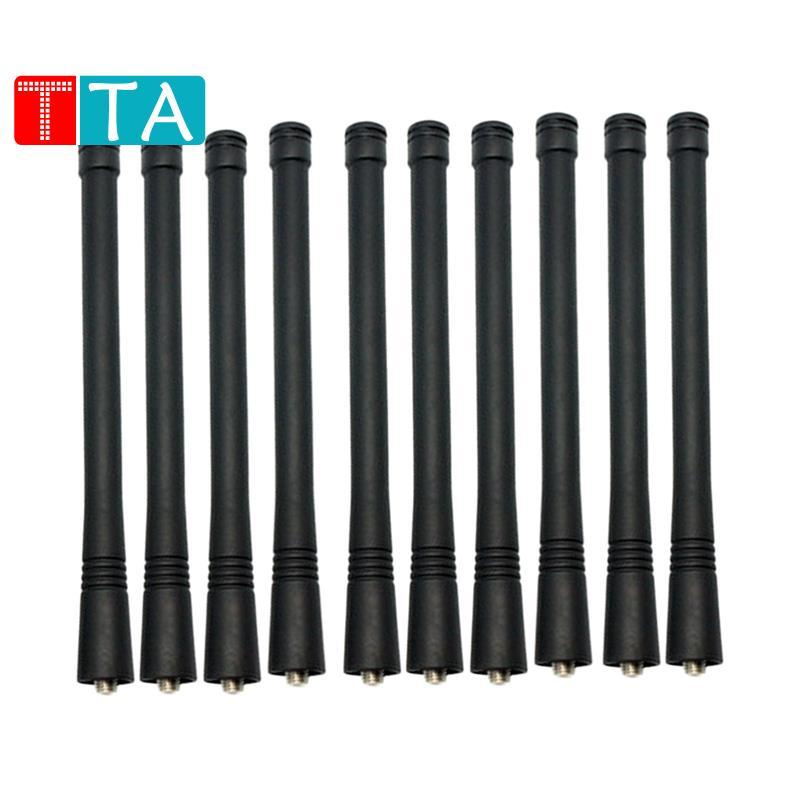10 x VHF เสาอากาศวิทยุ Walkie Talkies GP88 GP88S GP328 GP338 GP338 PLUS 6 นิ้ว (15 ซม.) 136-174 MHz 