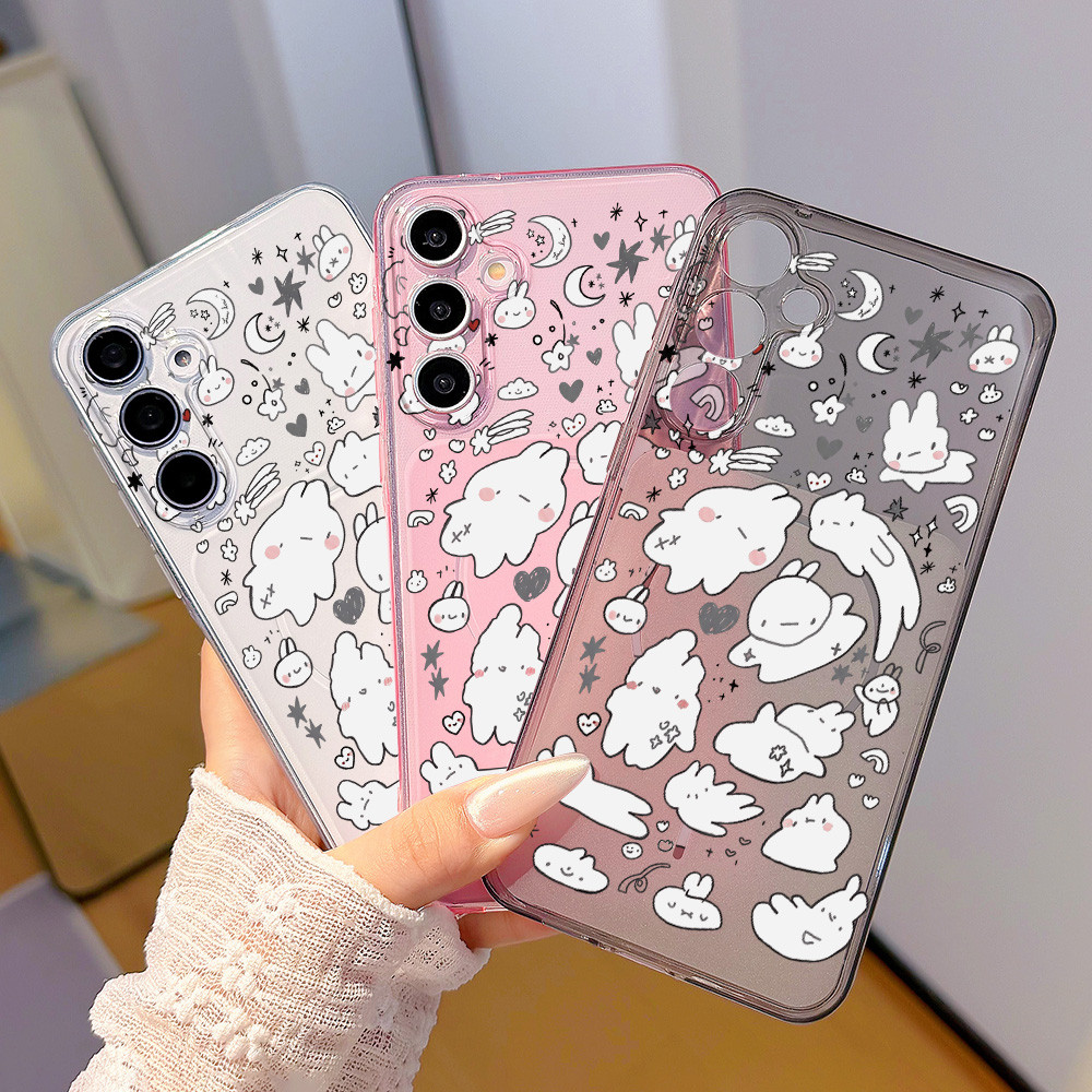 TPU เคสทรศัพท For Samsung A15 A57 5G A07 A17 A37 A56 A06 A16 5G A55 A05S A34 A35 A36 A54 S24 FE S25 S26 Ultra S24ULTRA