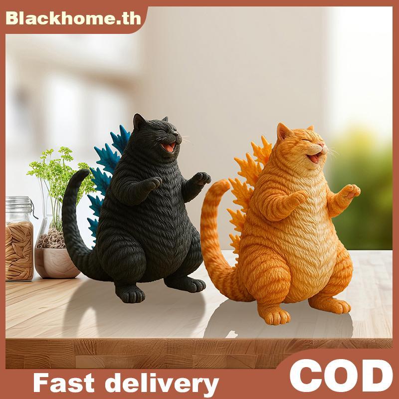 ACK Monster Cat Figurine น่ารัก Monster Cat Roar ตุ๊กตาแปลกตลก Monster Cat Figurine สําหรับ Home Off