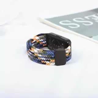สายไนล่อนถักแม่เหล็ก for Huawei Band 11/11 Pro /10 9 8 NFC สายรัดข้อมือกีฬายืดหยุ่น Scrunchie เปลี่ยนเข็มขัด