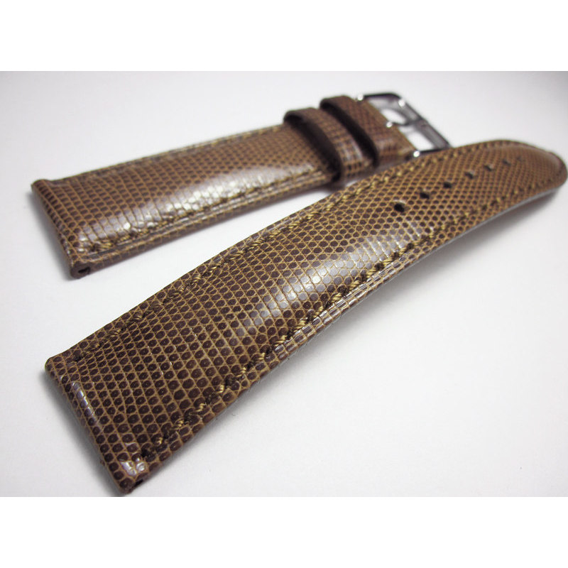 จัดส่งฟรี Lizard Leather สายนาฬิกา สายนาฬิกา 18mm19mm20mm21mm22mm วัสดุด้านล่างหนังลูกวัว