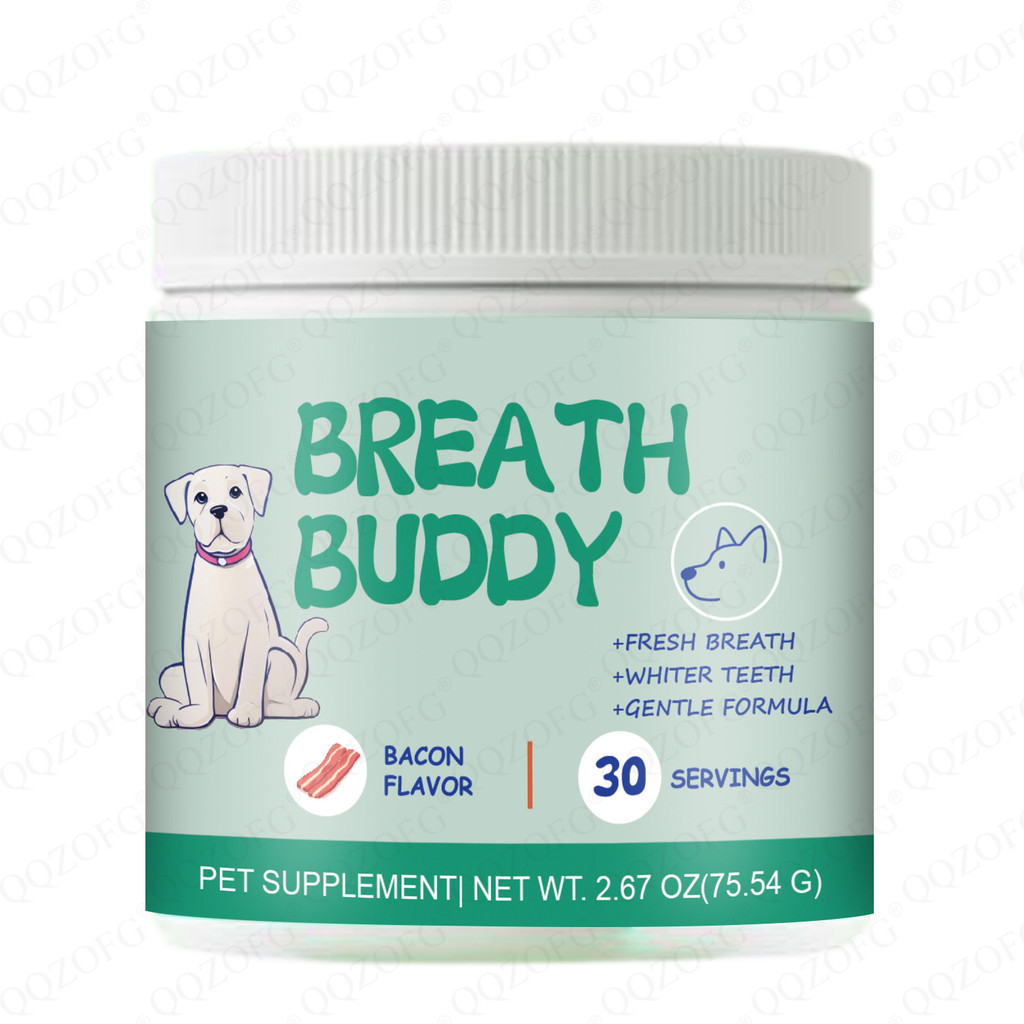 Breath Buddy Dog Dental Powder 宠物猫狗牙齿清洁粉TK源头
