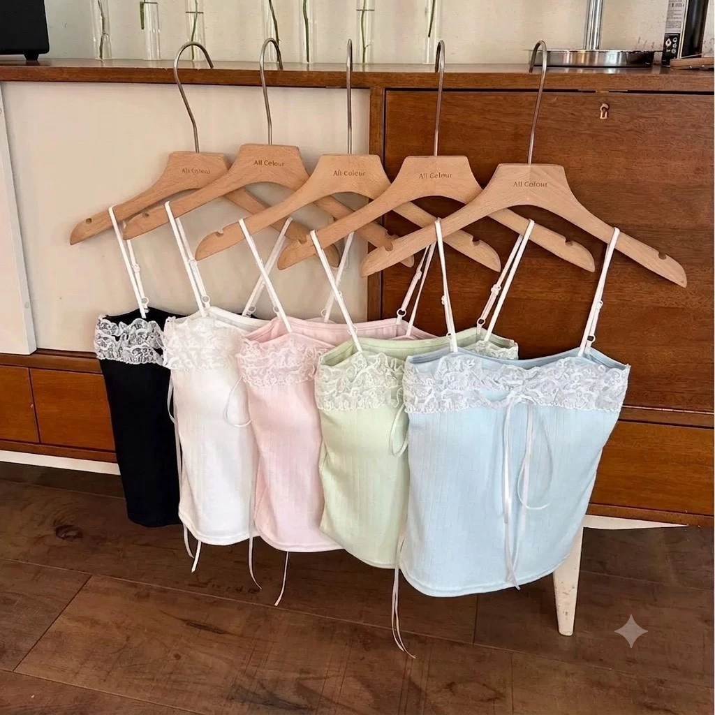 [ส่งจากไทย] 𝙎𝙩𝙪𝙙𝙞𝙤𝘽𝙧𝙖 #bra-320 สายเดี่ยว มีบราในตัว สีหวาน บราสายเดี่ยว เสื้อกล้าม เสื้อแฟชั่น