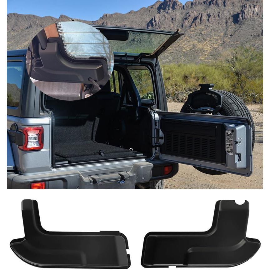 ฝาครอบสายเคเบิล Defogger ด้านหลังใช้งานร่วมกับ Jeep Wrangler JL 2018-2024 และ 4XE