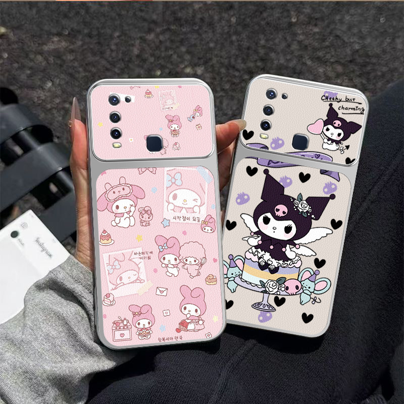 Vivo y50 case vivo y30 y30i case เคสโทรศัพท์หนัง - ฝาครอบป้องกันที่ทนทานสําหรับอุปกรณ์มือถือความทนทา