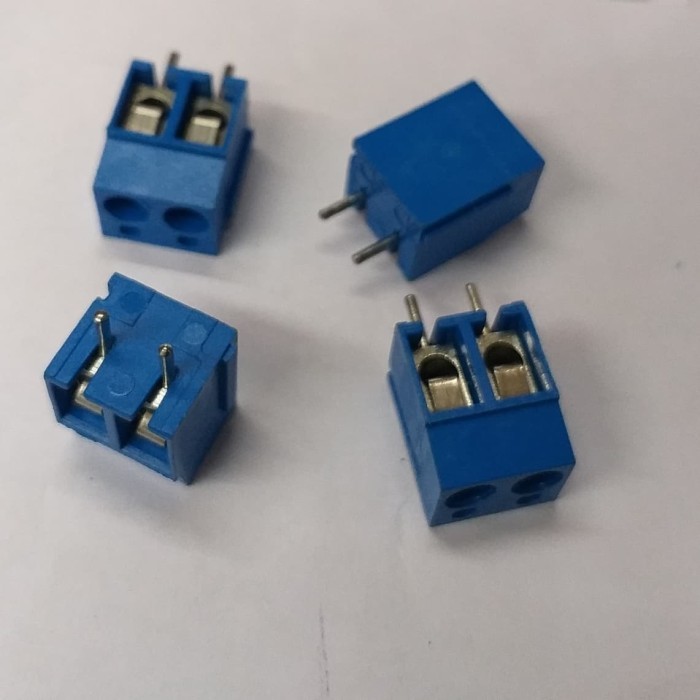 ขนาดใหญ่ 2PIN BLOCK TERMINAL BLUE BTERMINAL LARGE 2PIN BLOCK BLUE [Elca]