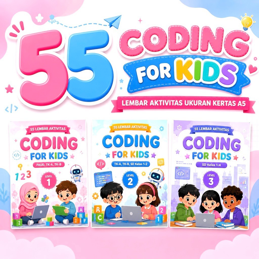 แผ่น 55 ชิ้นของการนอนที่มุ่งหมายสําหรับเด็ก MATHEMATICS ENGLISH ETC WIN สีเต็ม