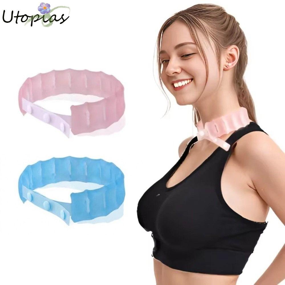 UTOPIAS แหวนระบายความร้อนคอ, PCM Polymer TPU คอหลอดระบายความร้อน,แบบพกพานํากลับมาใช้ใหม่สวมใส่ Fast 
