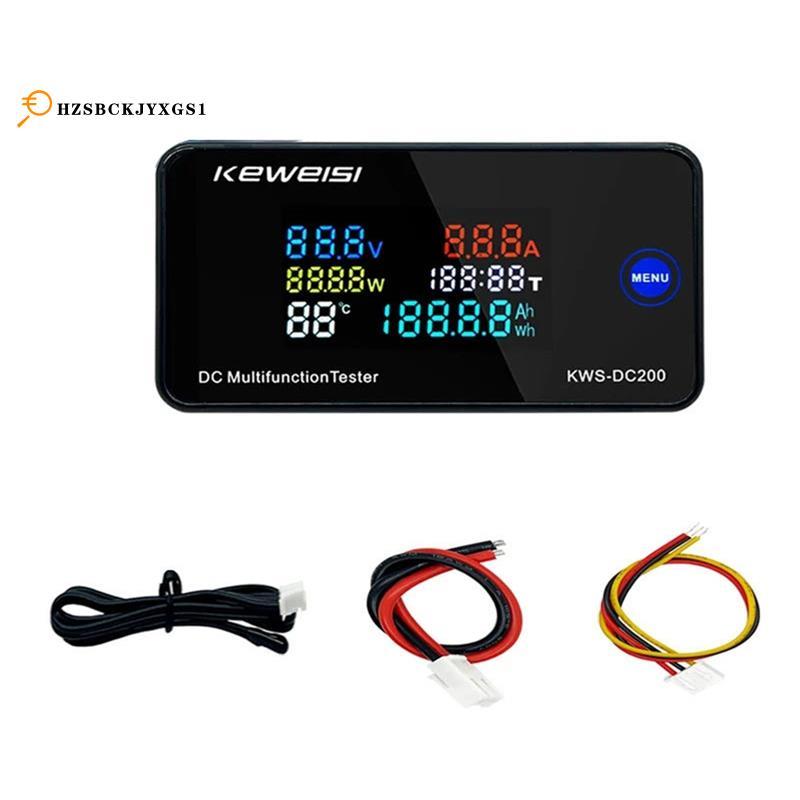 [hzsbckjyxgs1]KEWEISI KWS-DC200 Digital Wattmeter 0-200V DC Power Meter พร้อม LED Display Reset 10A